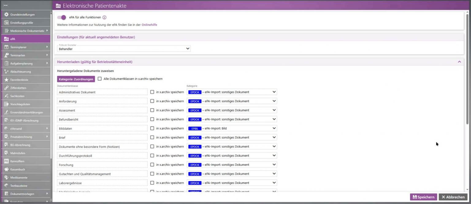 EPA EINRICHTEN UND FREISCHALTEN visual data 7