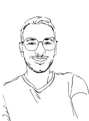 Zeichnung von Nick